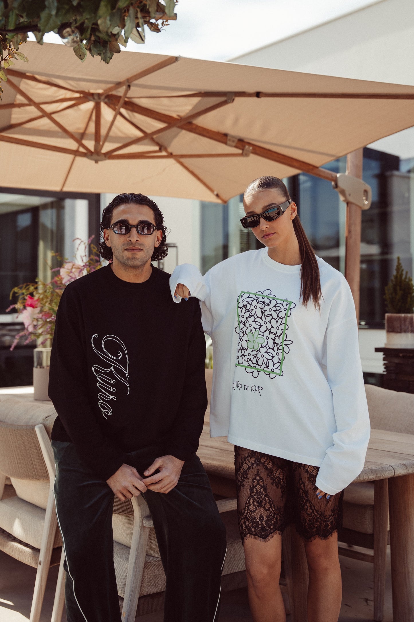 Boxy Long Sleeve Black - Nagoya