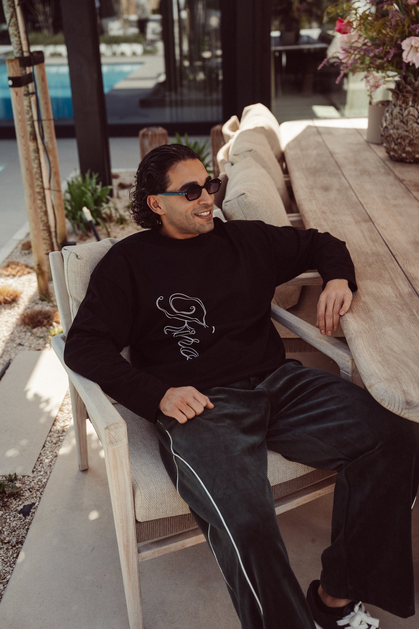 Boxy Long Sleeve Black - Nagoya
