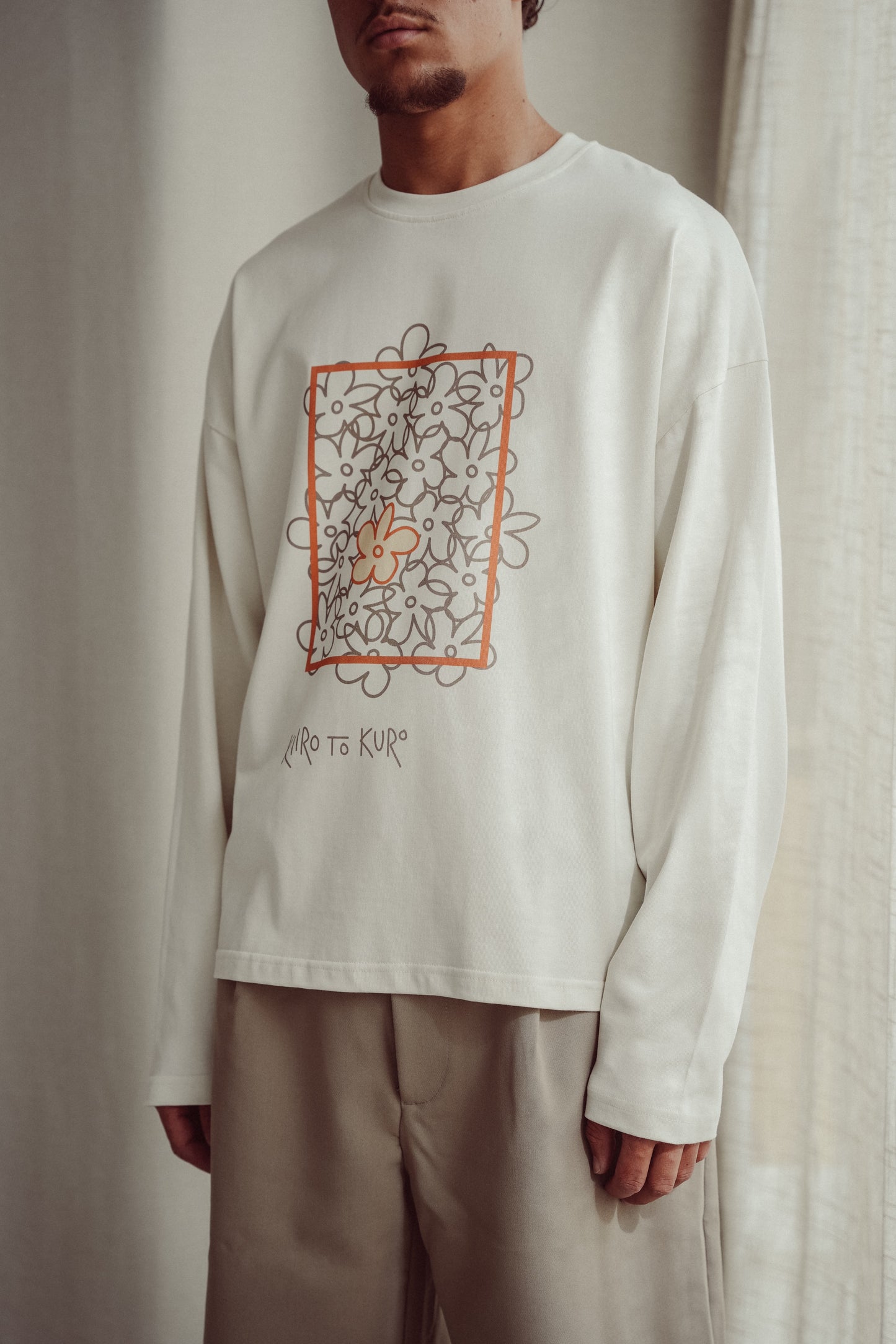 Boxy Long Sleeve Off-White - Hiroshima
