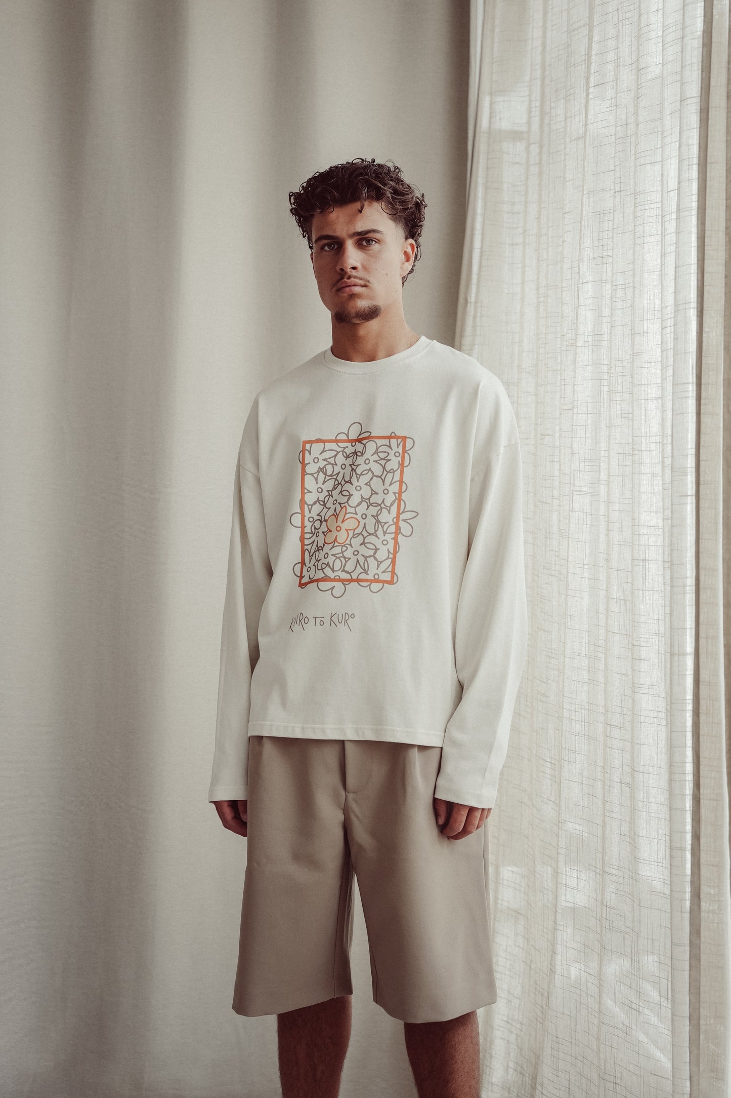 Boxy Long Sleeve Off-White - Hiroshima