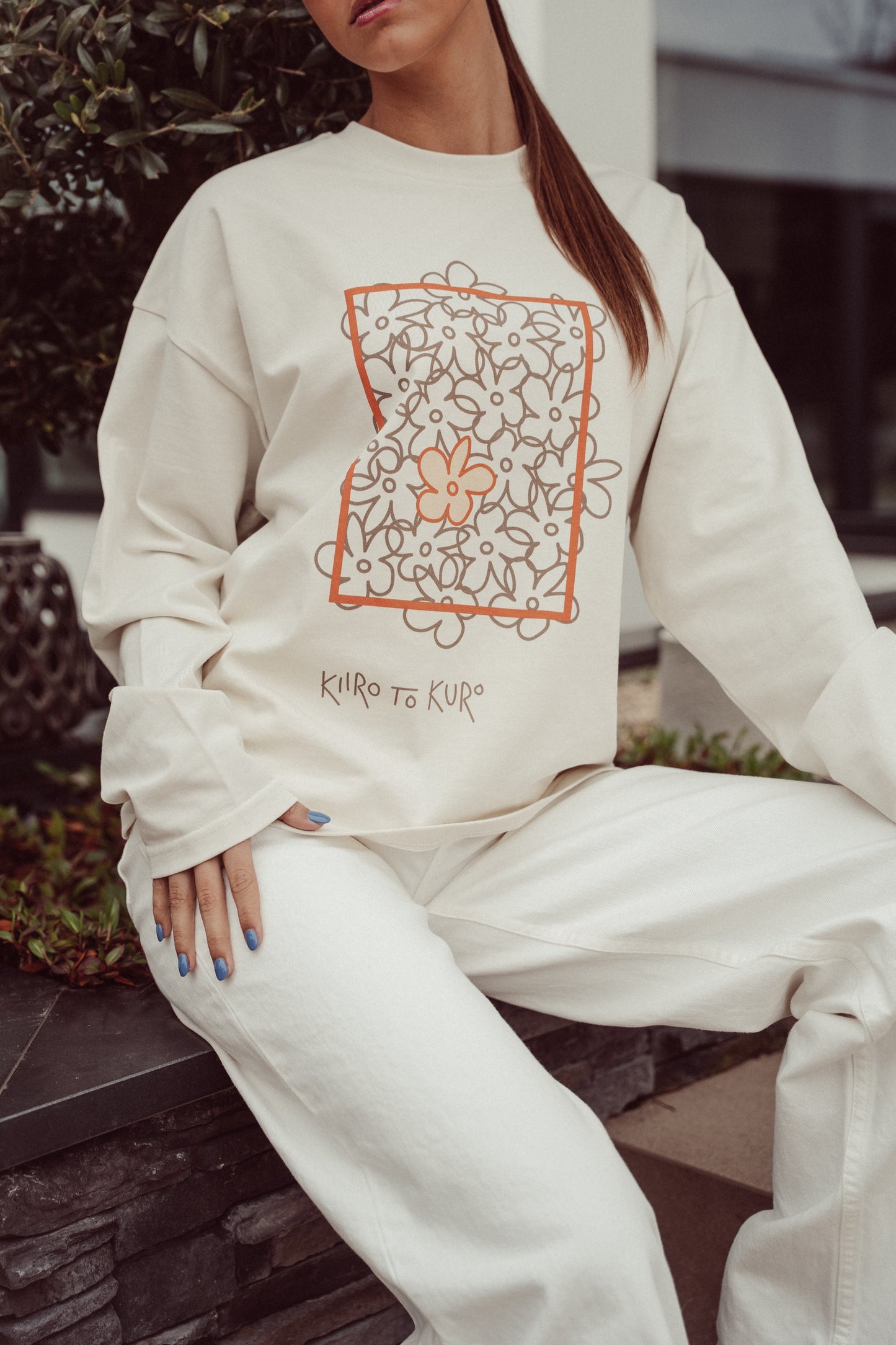 Boxy Long Sleeve Off-White - Hiroshima