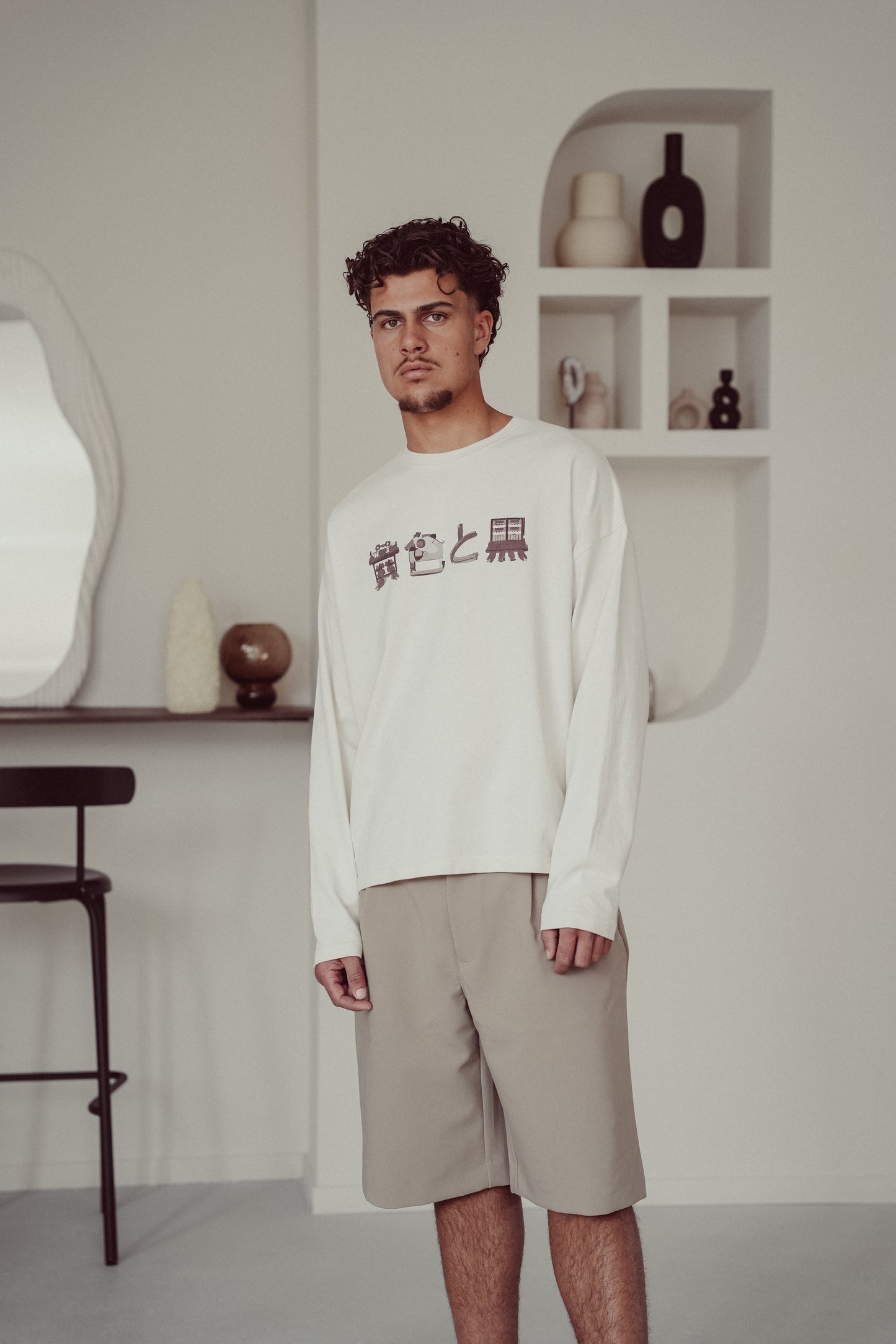 Boxy Long Sleeve Off-White - Sendai