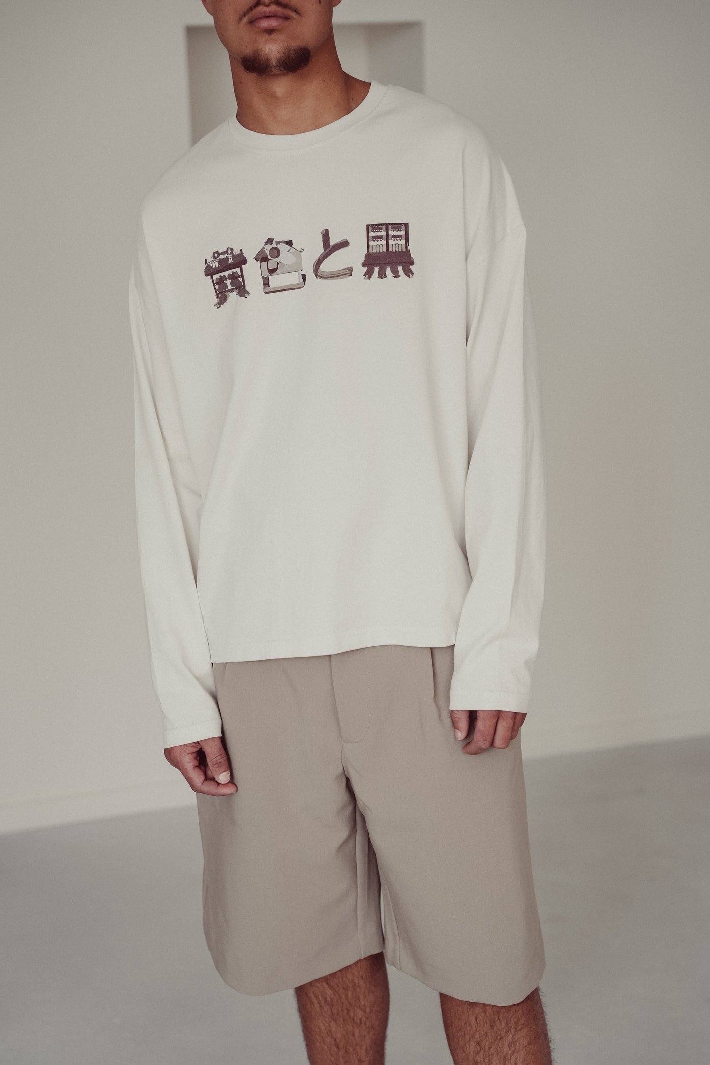 Boxy Long Sleeve Off-White - Sendai