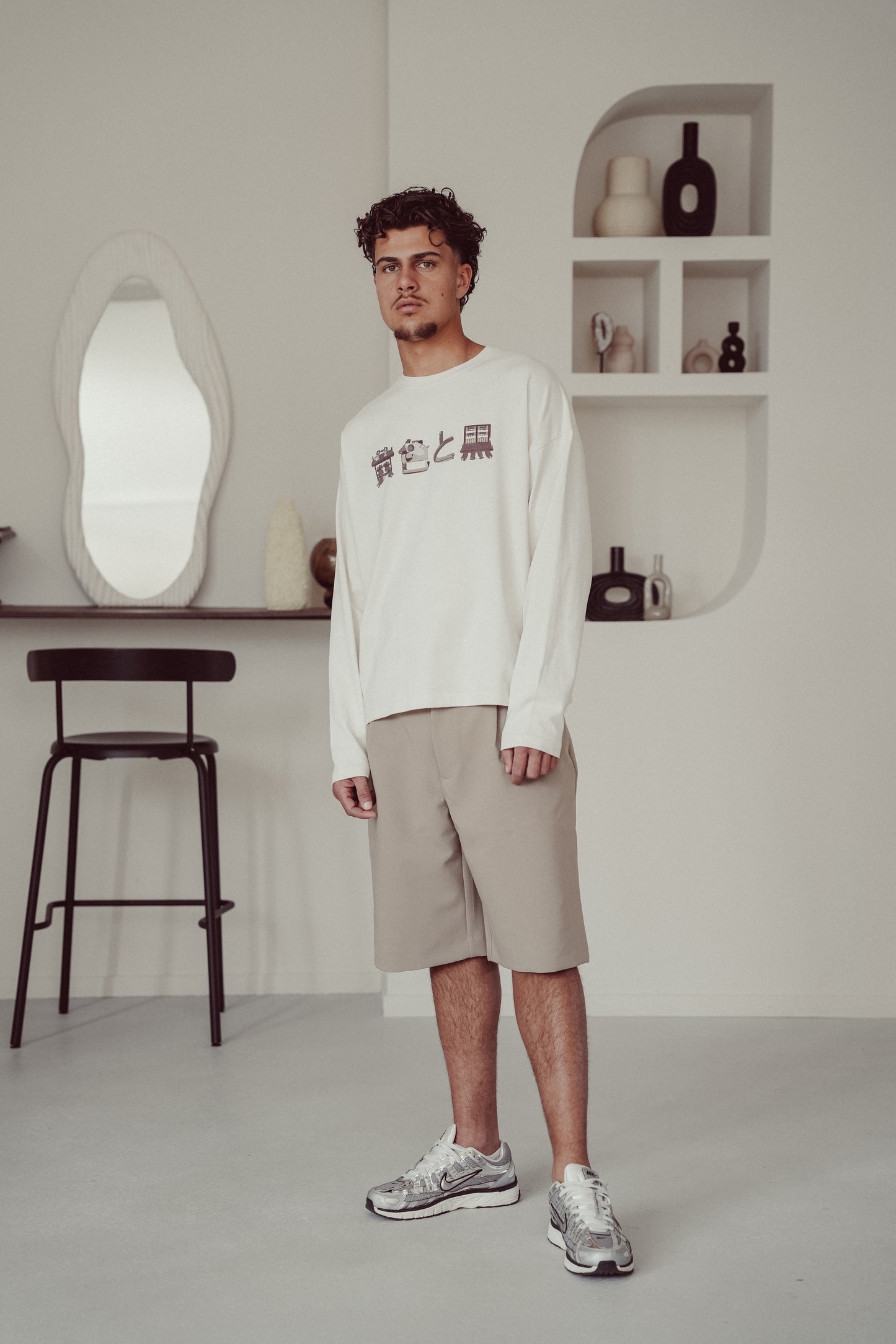 Boxy Long Sleeve Off-White - Sendai