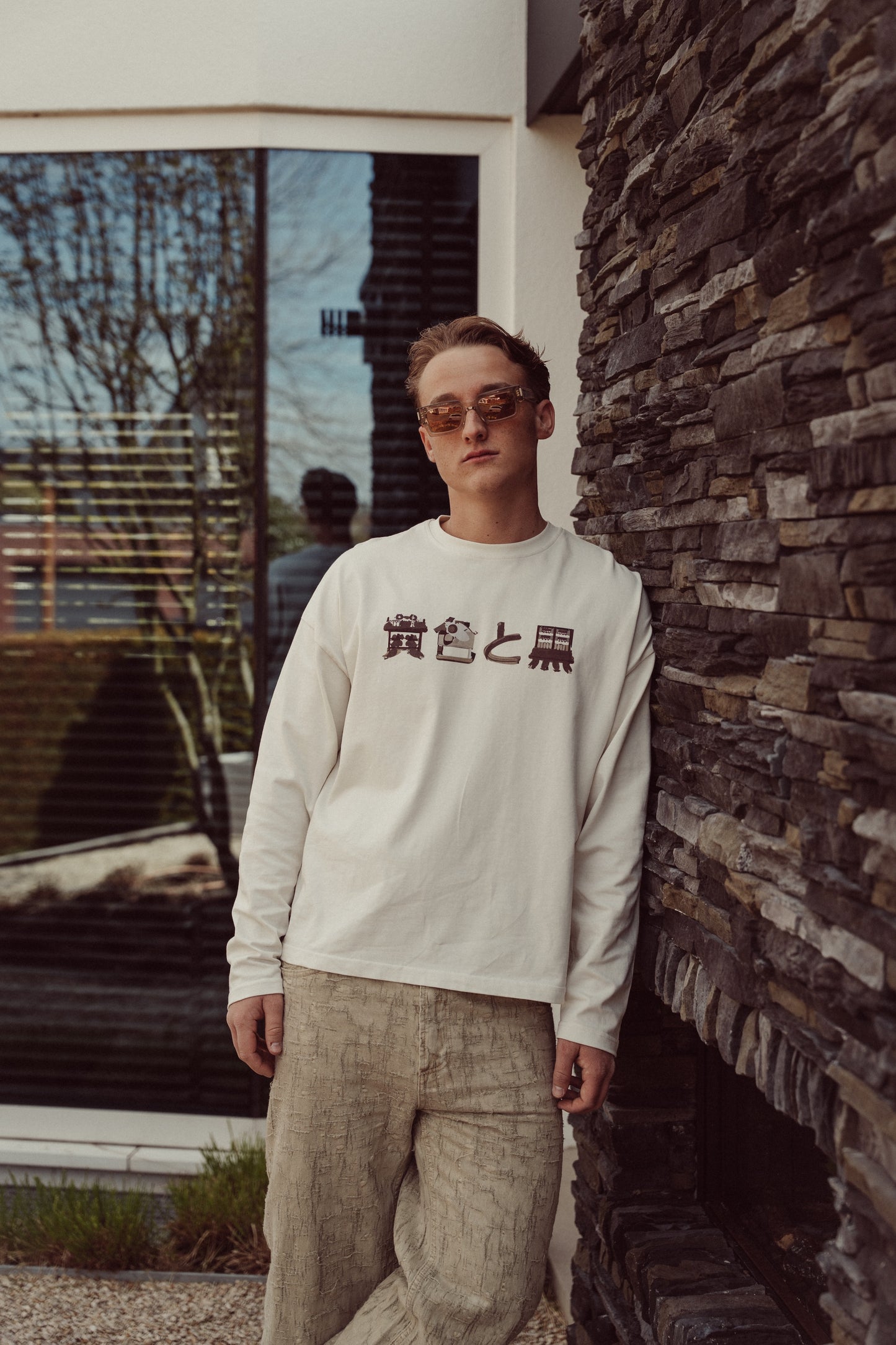 Boxy Long Sleeve Off-White - Sendai