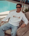Boxy Long Sleeve White - Kyoto