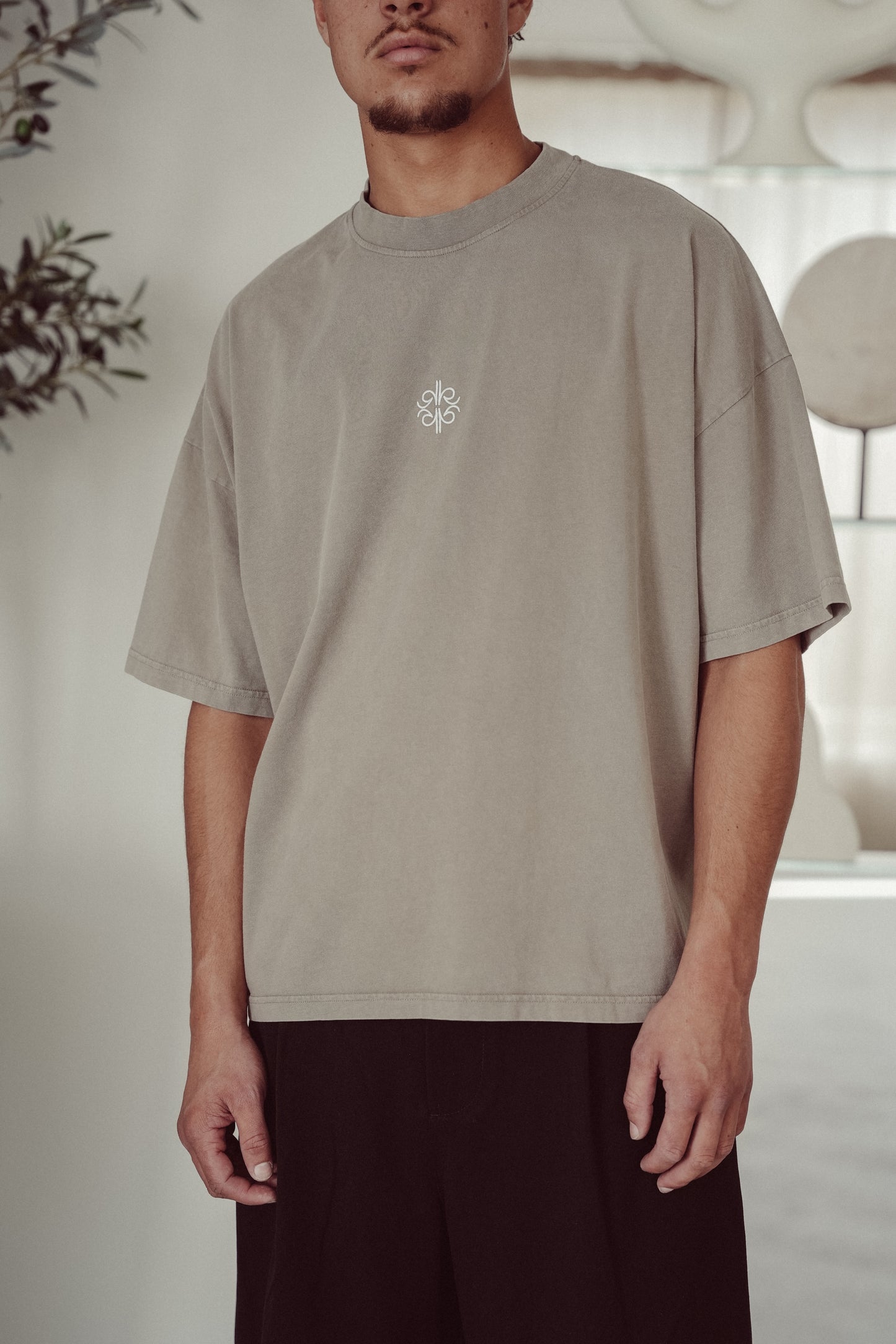 Boxy Tee Vintage Brown - Nara