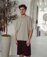 Boxy Tee Vintage Brown - Nara