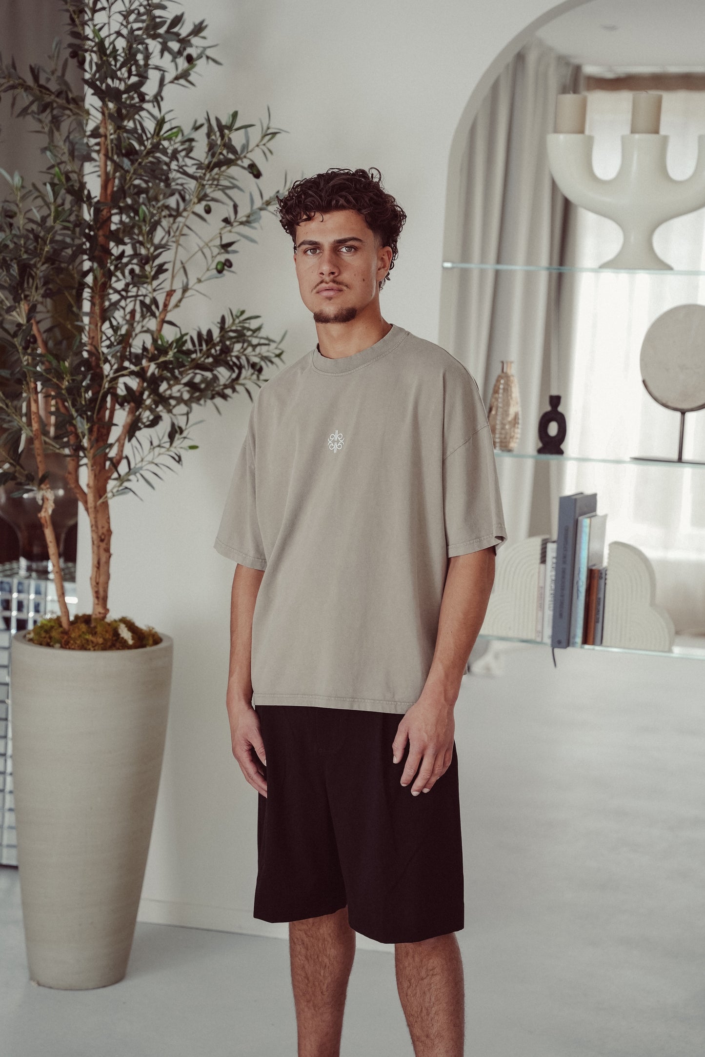 Boxy Tee Vintage Brown - Nara
