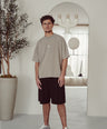 Boxy Tee Vintage Brown - Nara