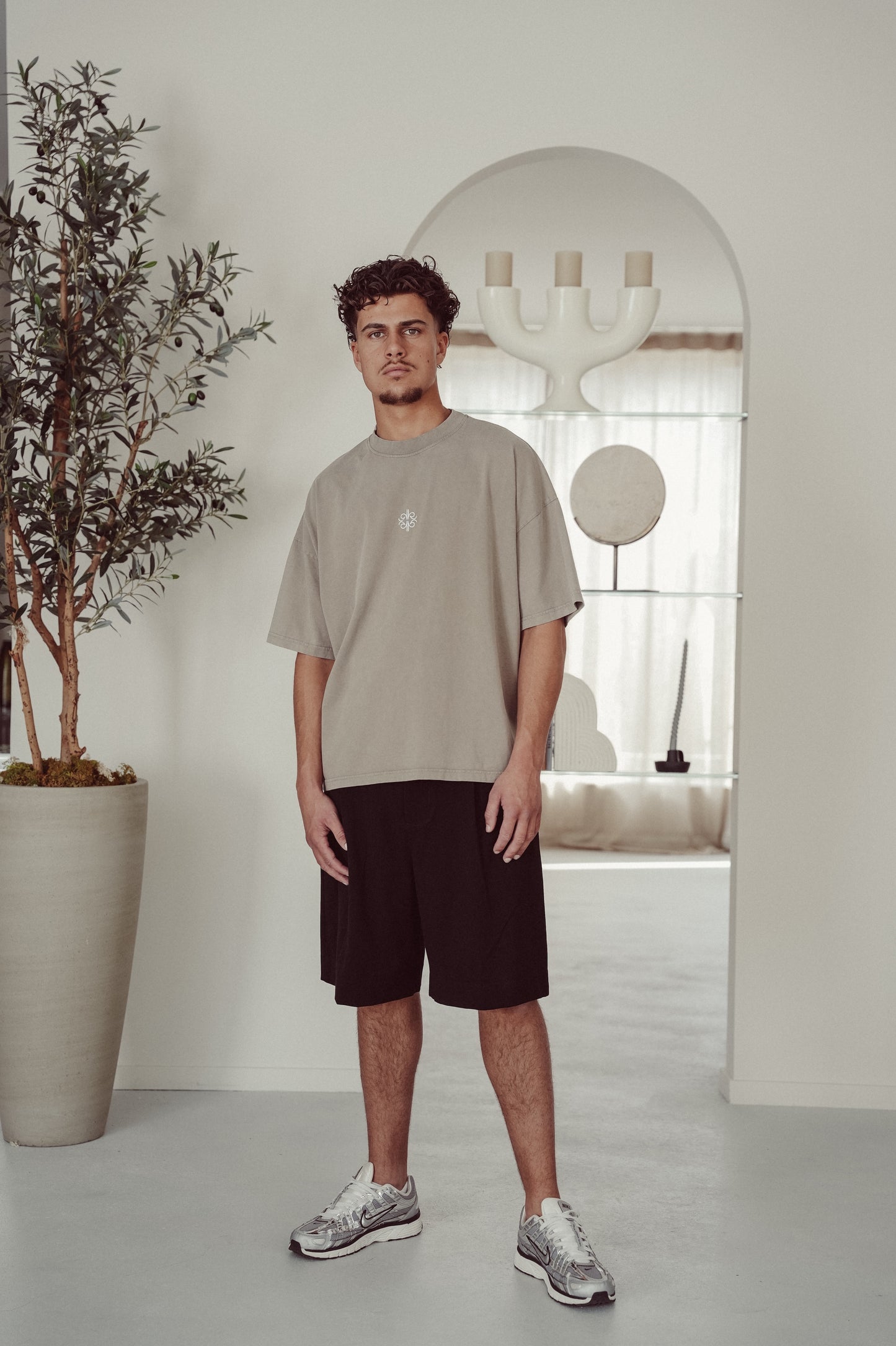 Boxy Tee Vintage Brown - Nara