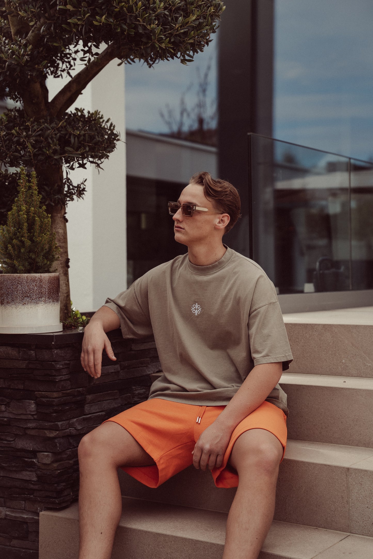 Boxy Tee Vintage Brown - Nara