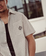 Checked Shirt Off-White - Yokohama