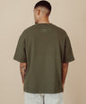 WAVY JAPANESE DARK GREEN TEE