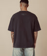 WAVY JAPANESE ANTRACITE GREY TEE