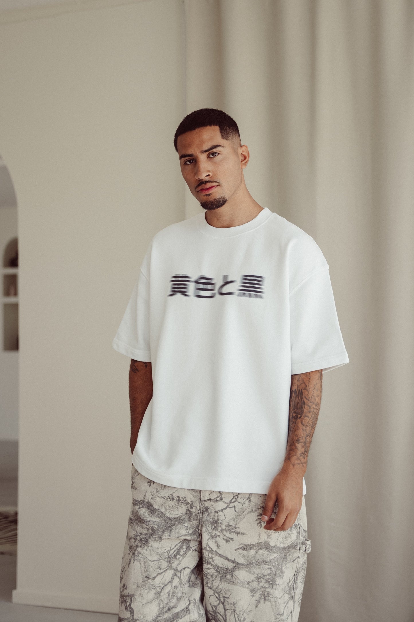 Oversized Heavy Tee White - Osaka