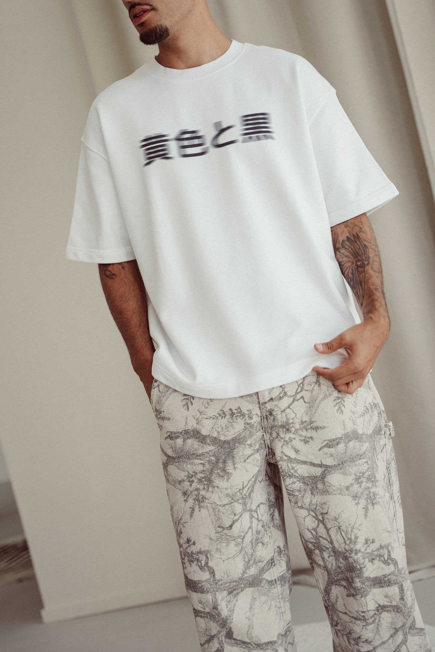 Oversized Heavy Tee White - Osaka