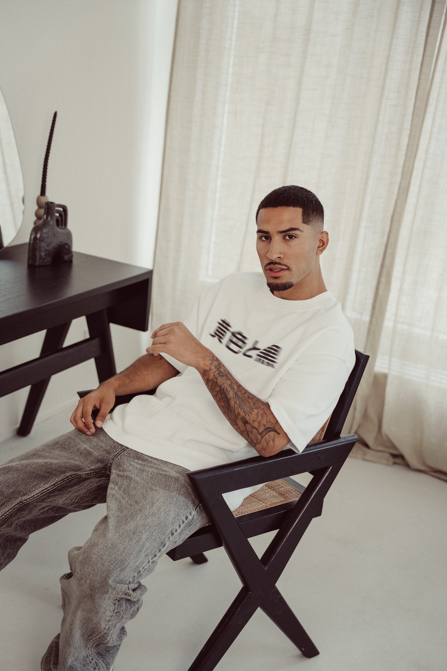 Oversized Heavy Tee White - Osaka