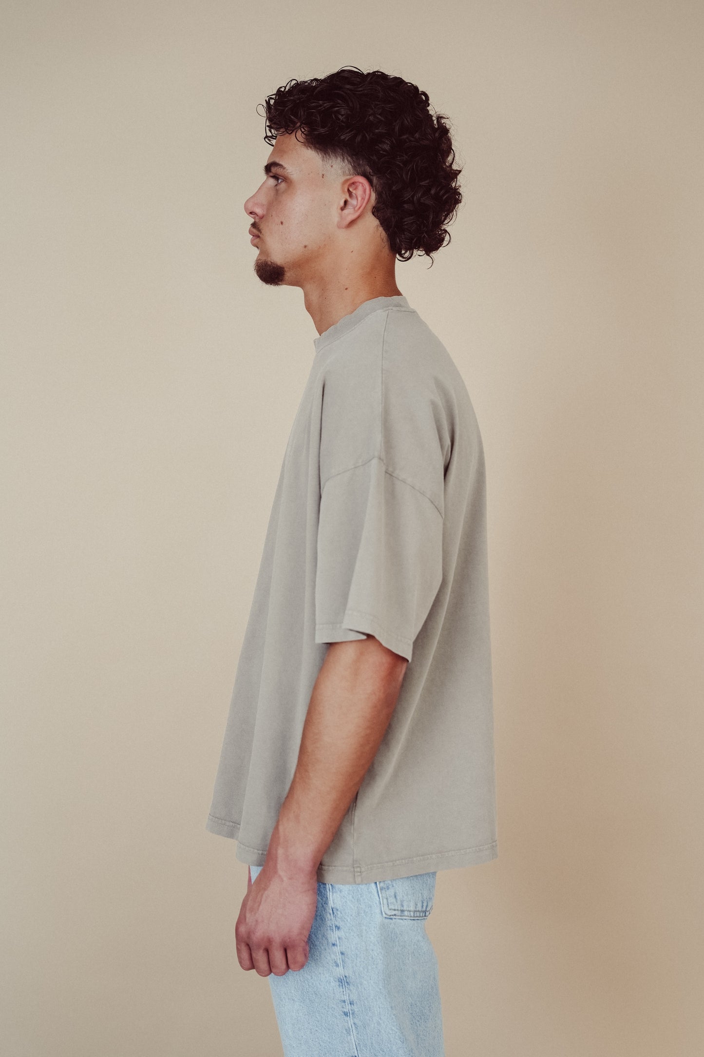 Boxy Tee Vintage Brown - Nara