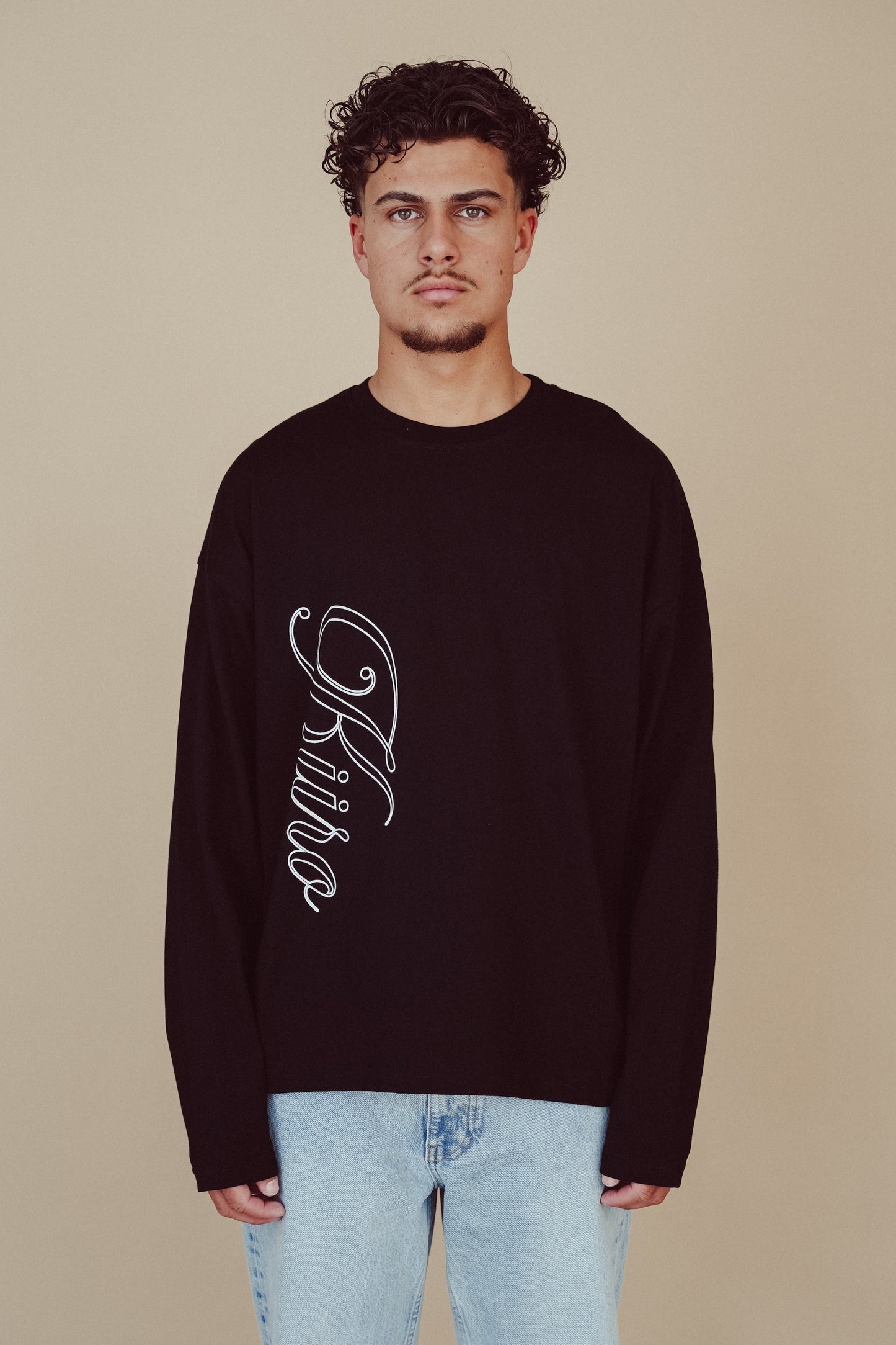 Boxy Long Sleeve Black - Nagoya