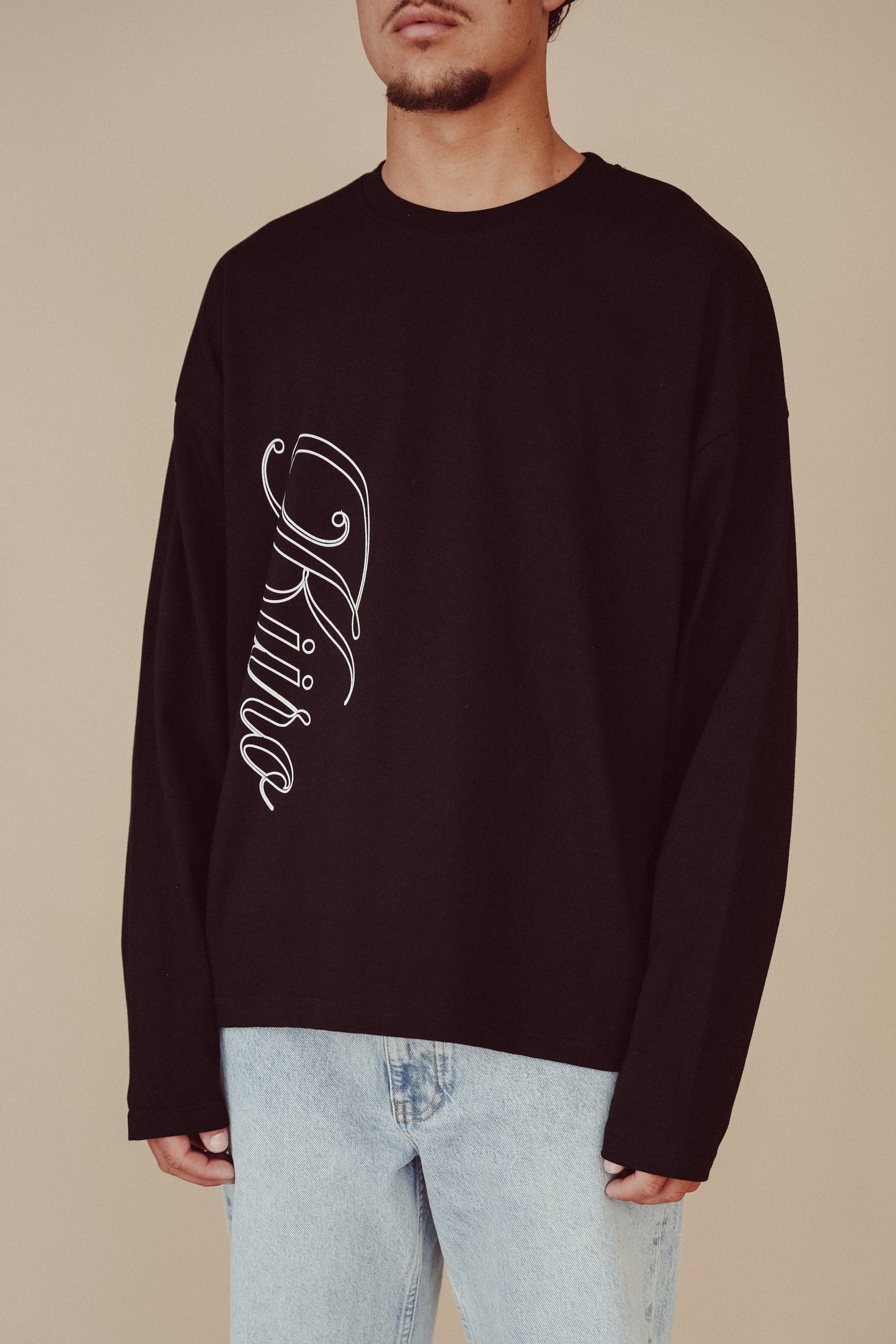 Boxy Long Sleeve Black - Nagoya