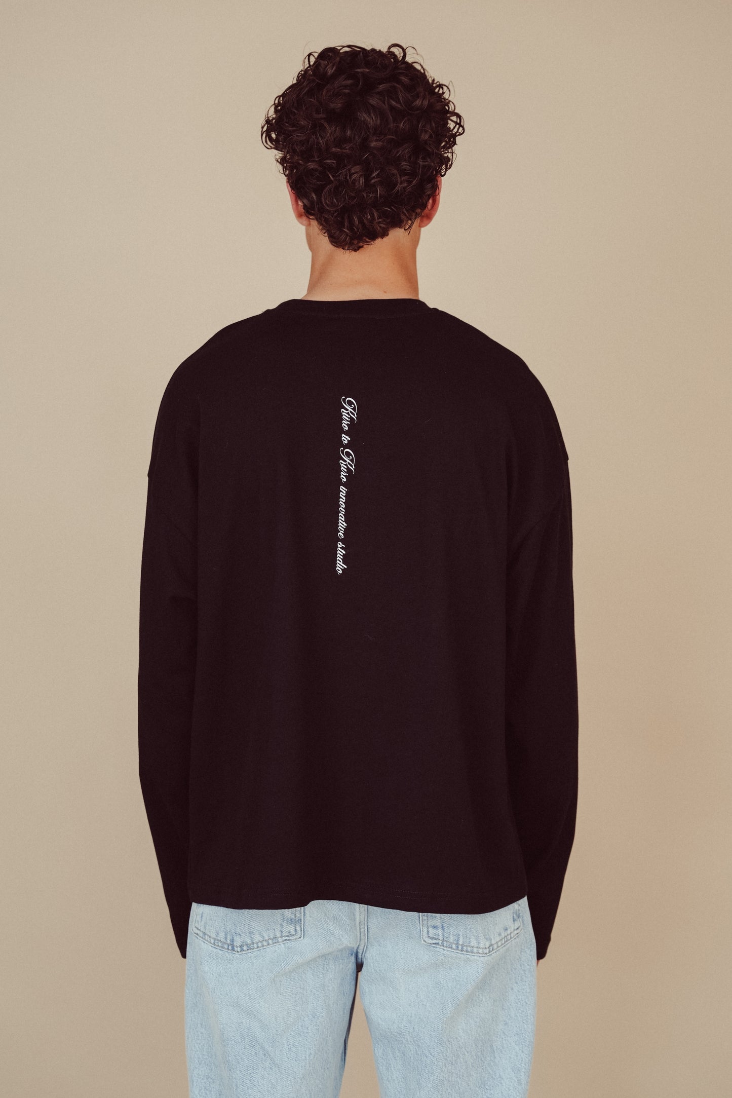 Boxy Long Sleeve Black - Nagoya