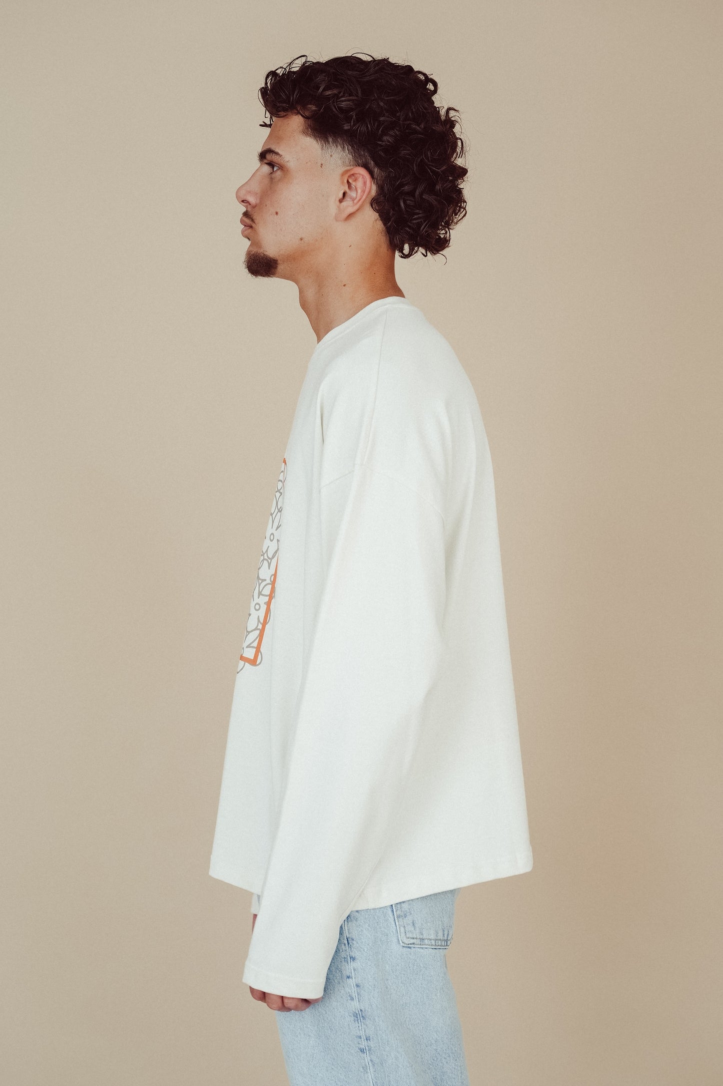 Boxy Long Sleeve Off-White - Hiroshima