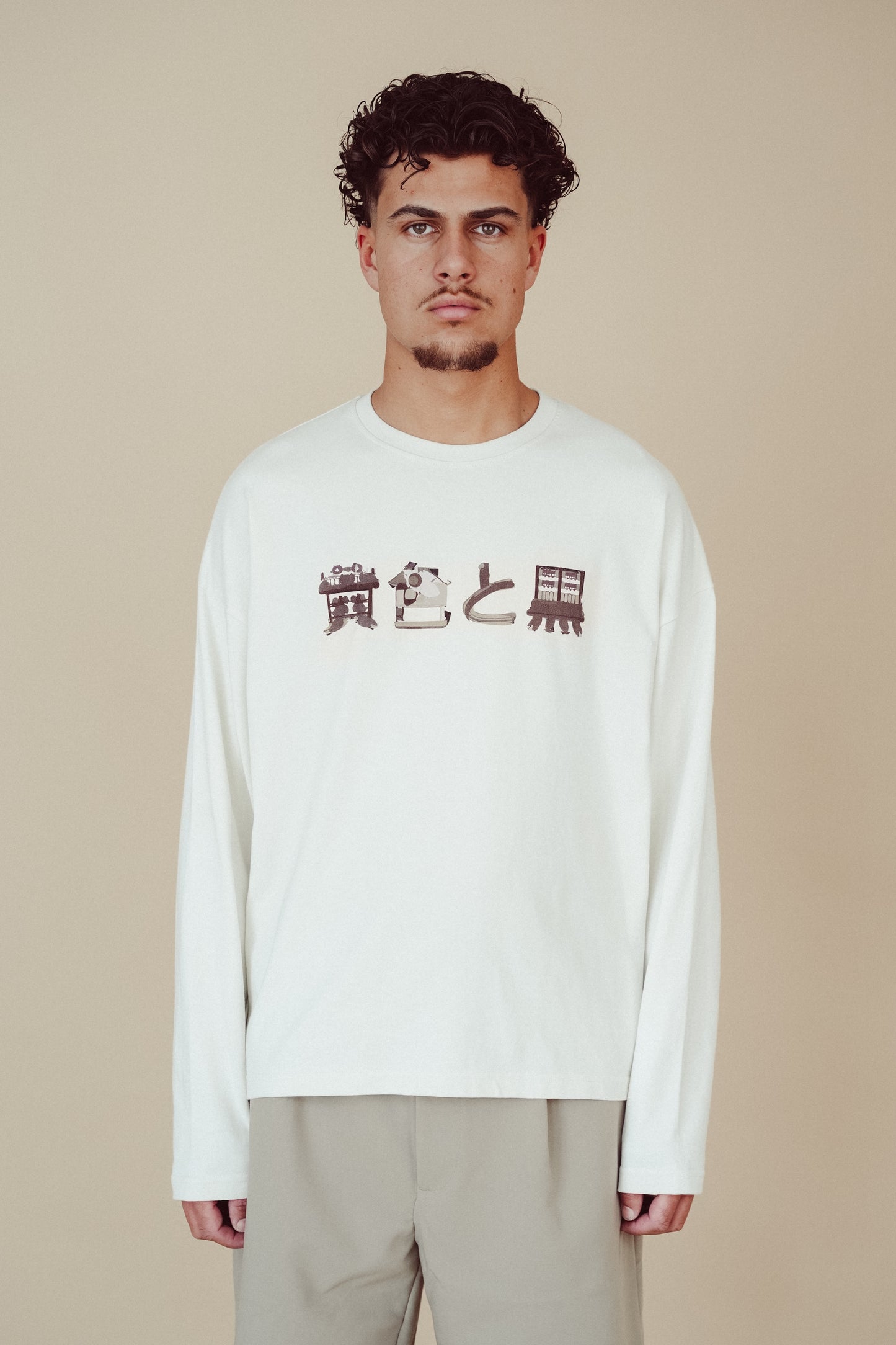 Boxy Long Sleeve Off-White - Sendai