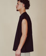 Sleeveless Tee Black - Okayama