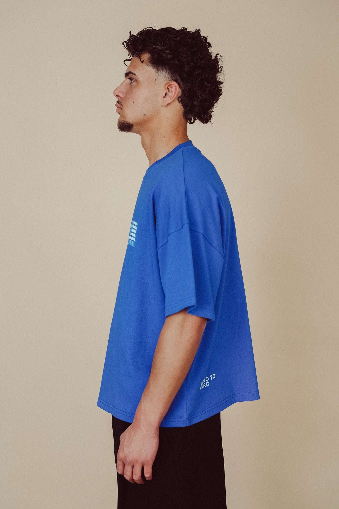 Boxy Tee Cobalt Blue - Nagasaki