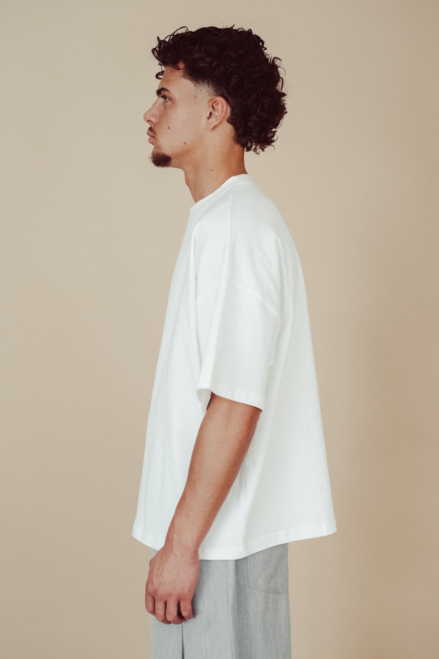 Boxy Tee White - Nara