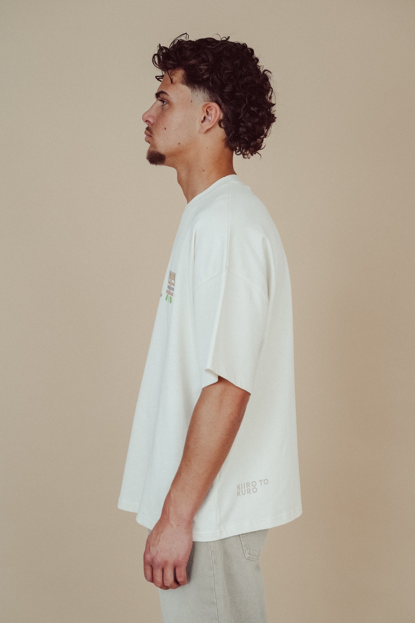 Boxy Tee Off-White - Hakone