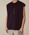 Sleeveless Tee Black - Okayama