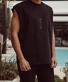 Sleeveless Tee Black - Okayama