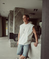 Sleeveless Tee White - Okayama