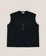 Sleeveless Tee Black - Okayama